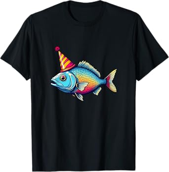Party Sardine Tinned Fish Graphic Funny Birthday T-Shirt