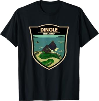Dingle Peninsula Ireland Travel Badge Vintage T-Shirt