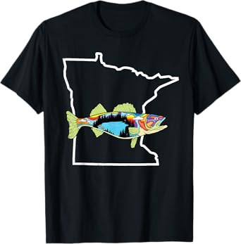 Minnesota Walleye Fishing Freshwater Fisherman Walleye Fish T-Shirt