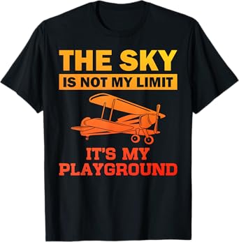Funny Pilot Design For Men Women Aviation Airplane Pilot T-Shirt