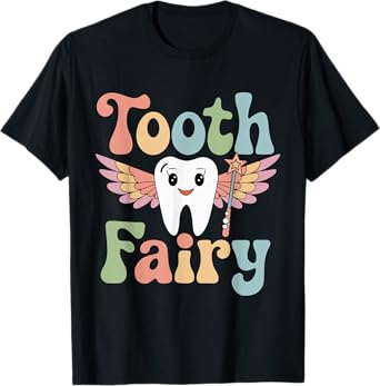 Cute Tooth Fairy Costumes For Women Girls and Kids T-Shirt