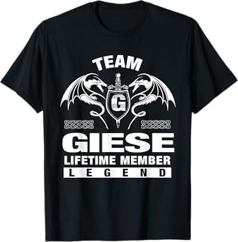 Team GIESE - Lifetime Member Gifts T-Shirt