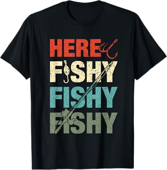 Fish Hunting Fishing Fishrod Fisherman For Men Boys Women T-Shirt