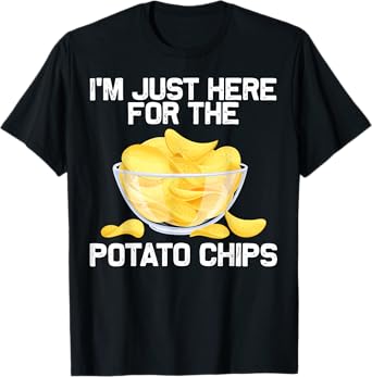 Cool Potato Chips Art For Men Women Kids Potato Chips Lover T-Shirt