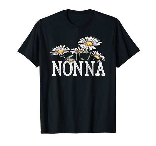 Nonna Floral Chamomile Design Mother's Day Gifts Nonna T-Shirt