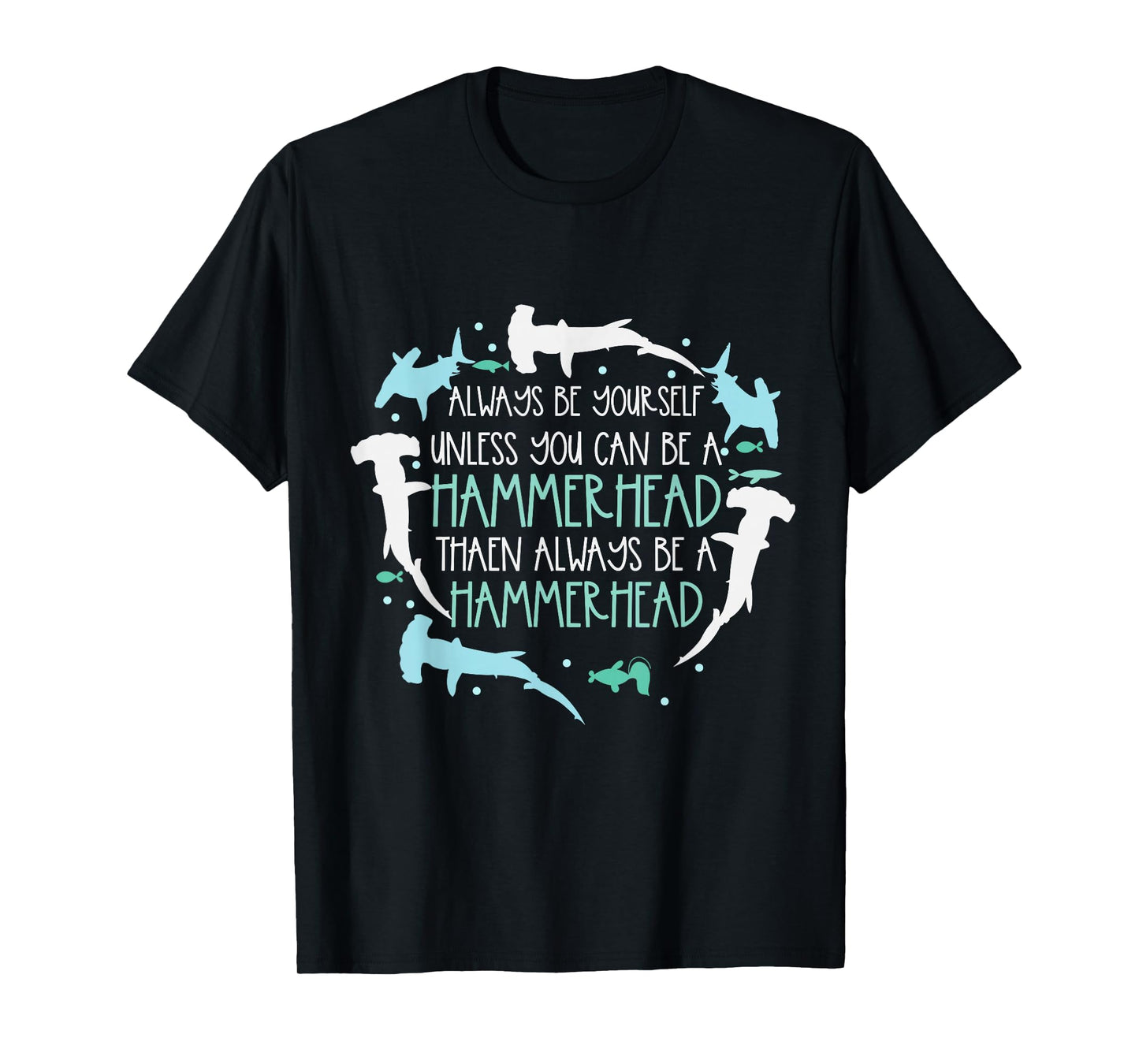 Hammerhead Shirt Underwater Ocean Hammerhead Shark Lover T-Shirt