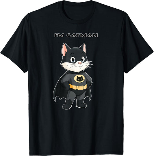 I'm Catman | cute cat funny original cartoon super hero T-Shirt