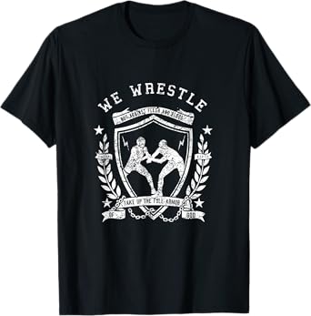 Christian Wrestling Shirt with Bible Verse T-Shirt