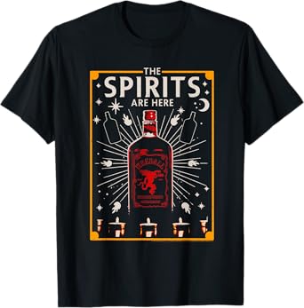 Fireball Cinnamon Whisky Bottle Spirits Are Here T-Shirt