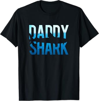 daddy shark shirt mens father birthday themed T-Shirt