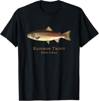 Rainbow Trout Vintage Illustration T-Shirt