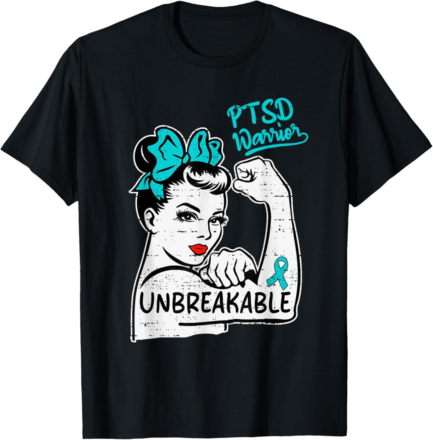 Womens PTSD Warrior Awareness Post Traumatic Stress Disorder T-Shirt