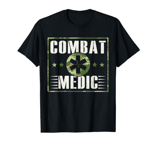 Combat Medic Soldier Veteran's Day Veterans Combat Veteran T-Shirt