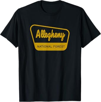 Allegheny National Forest Vintage Inspired Sign Graphic T-Shirt