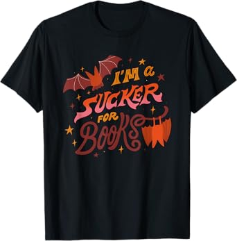 I'm A Sucker For Books Halloween T-Shirt