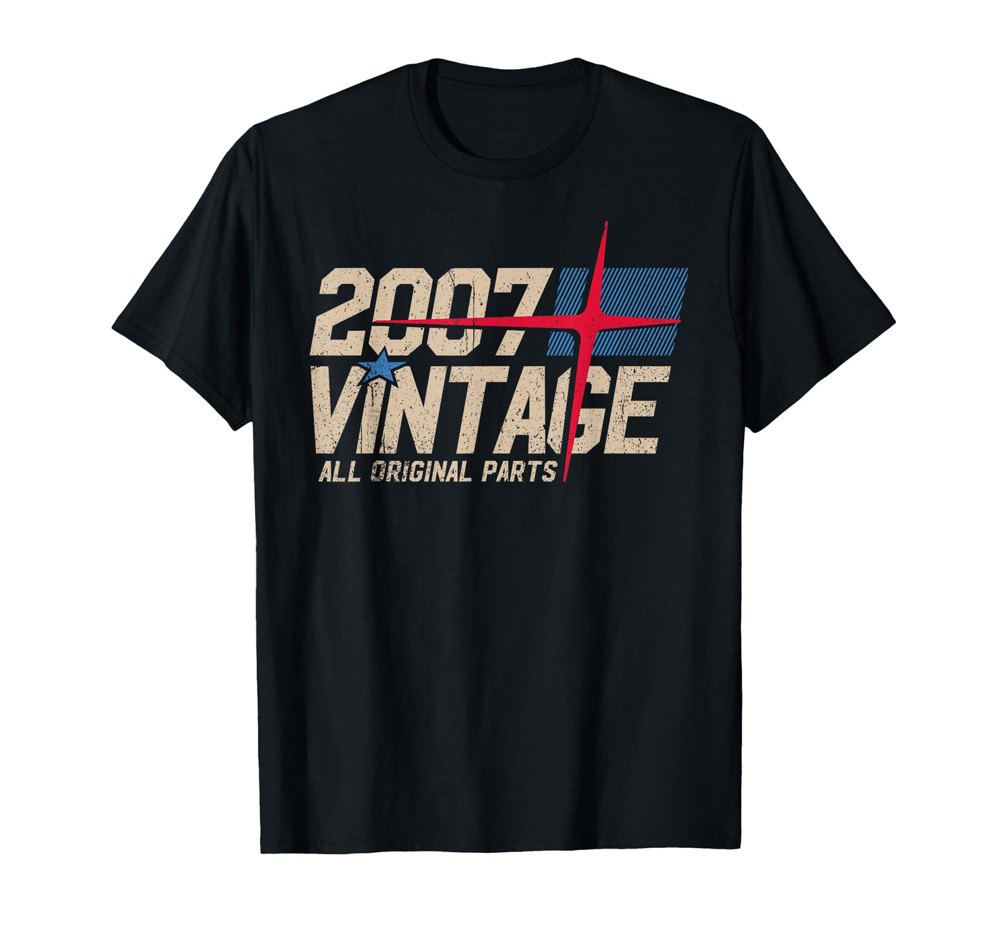Vintage 2007 Retro 18th Birthday for Men Women Kids T-Shirt