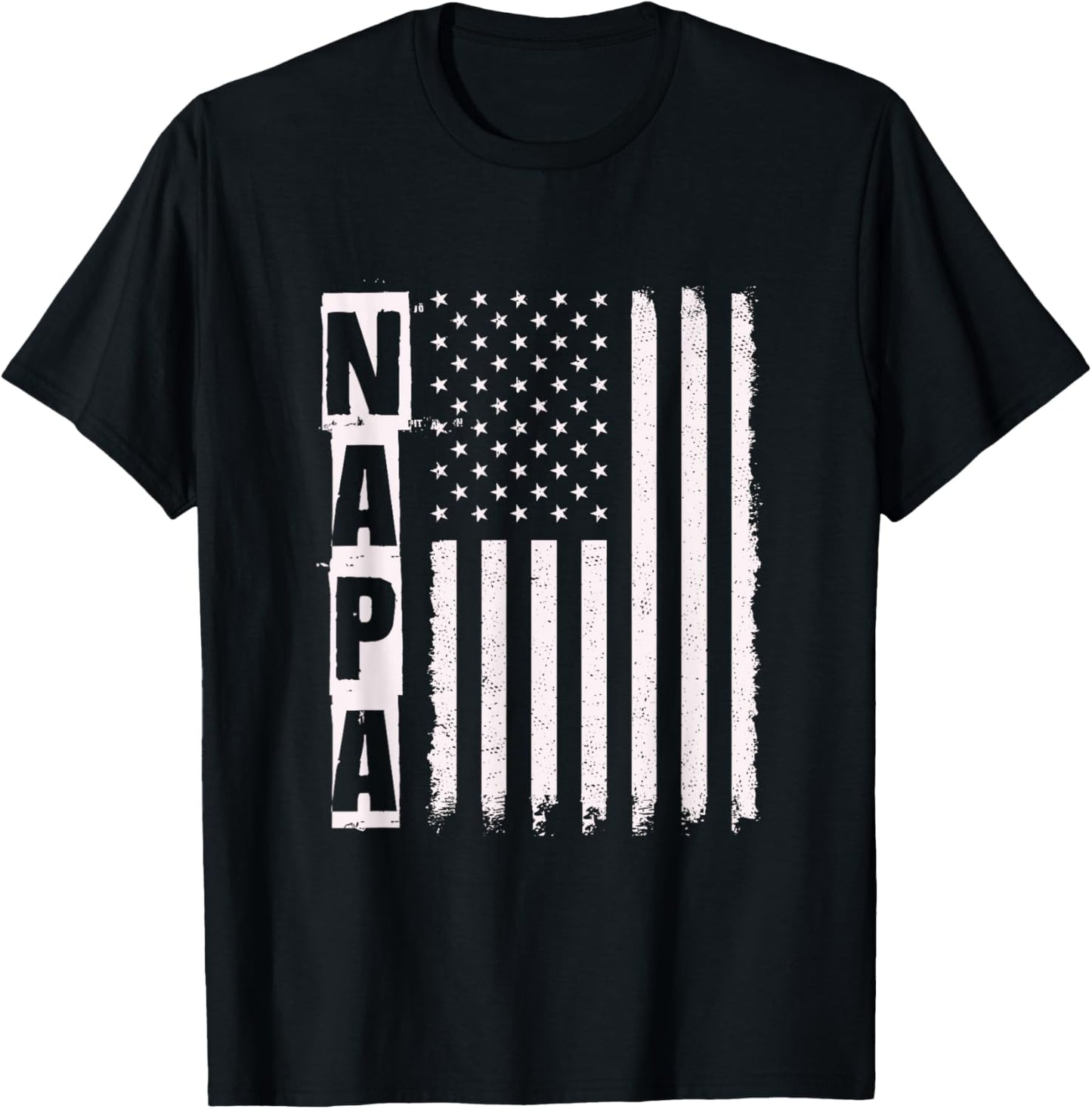 Napa Father's Day American Flag 4th Of July T-shirt