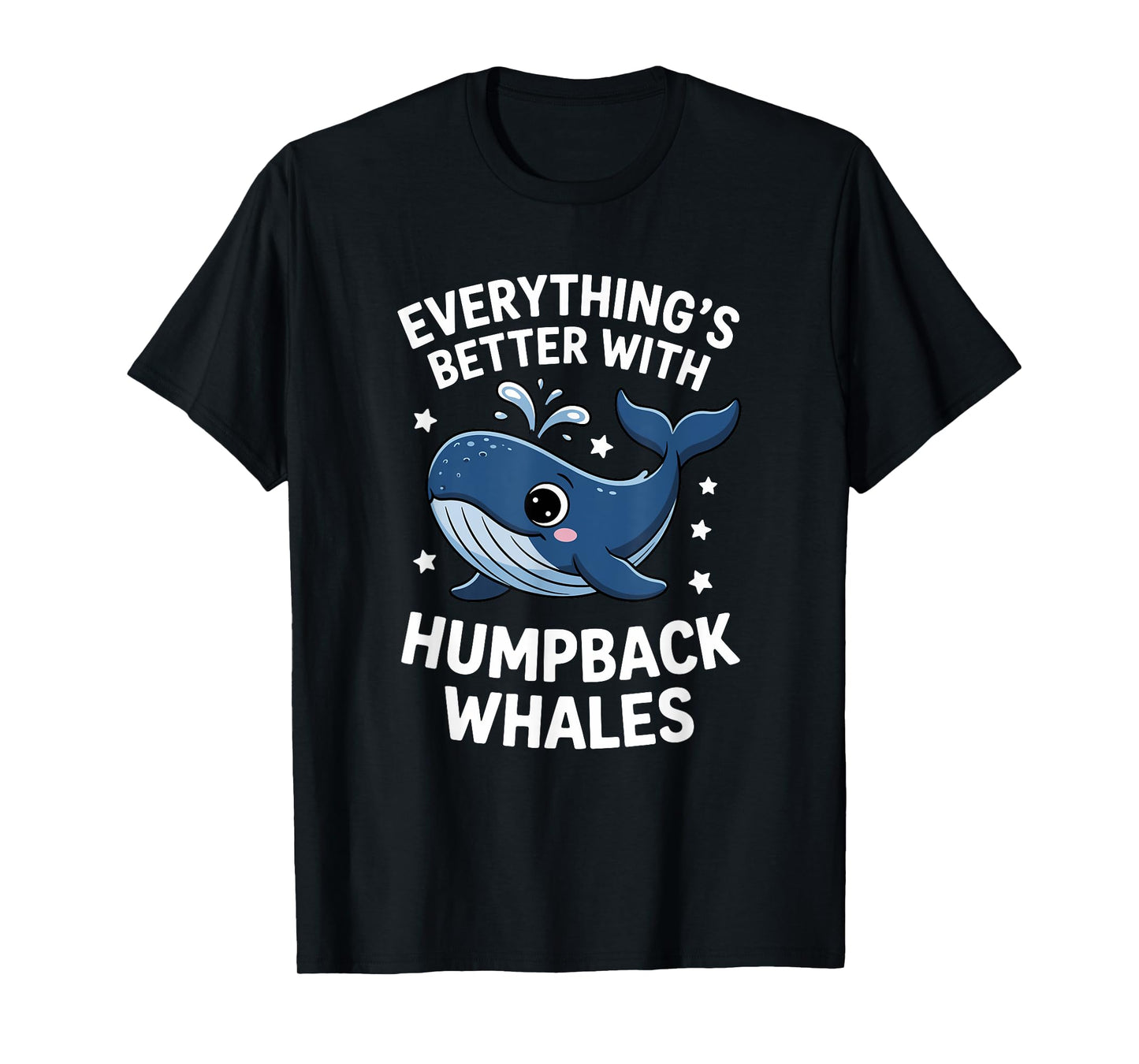Cute Humpback Whale Lover Kids Boys Girls Humpback Whales T-Shirt