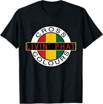 CROSS COLOURS | Retro Graphic 1990's Vintage Unisex-Adult T-Shirt