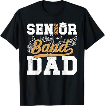 Senior Band Dad 2026 Senior Marching Band Father 2026 T-Shirt