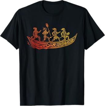 Tribal Hawaiian Outrigger Canoe Shirt - Hawaiian Tribal T-Shirt
