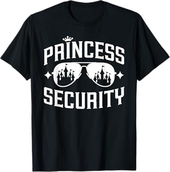 Fairy Tale Princess Security Cool Castle Shades Matching T-Shirt