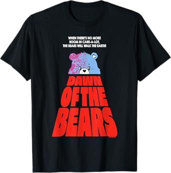 Care Bears Halloween Dawn Of The Bears Horror Movie Poster T-Shirt