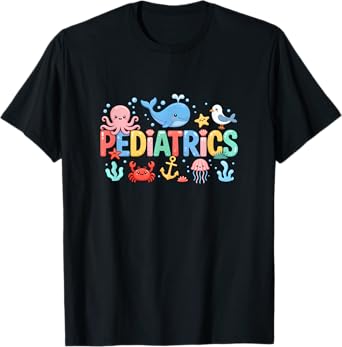 Summer Sea Animal Pediatrics Nurse Peds Rn Pediatrician T-Shirt