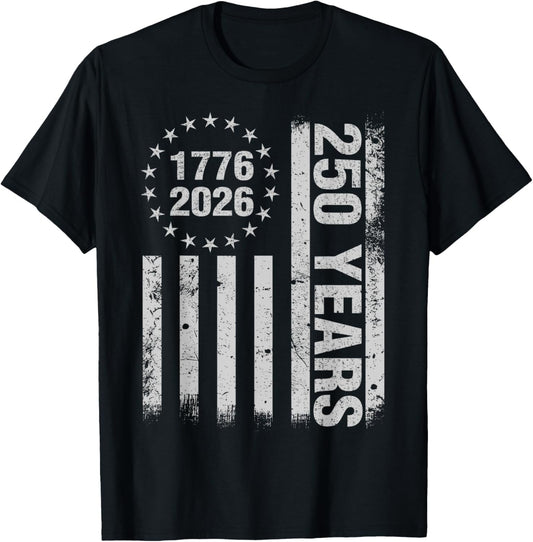 250th USA Independence Day 1776-2026 T-Shirt