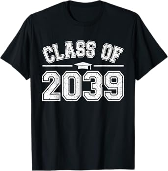 Preschool Class of 2039 Grow With Me Graduation 2039 Vintage T-Shirt