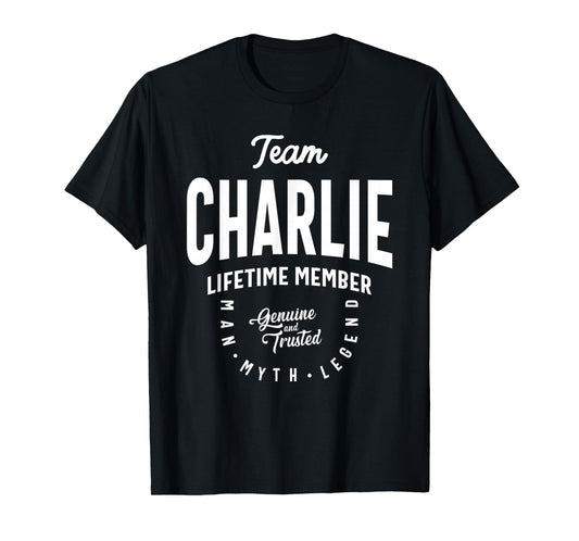 Team Charlie Lifetime Member T-Shirt