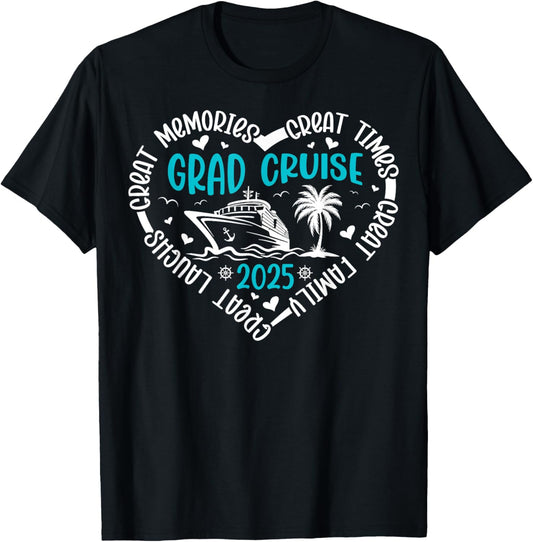 Graduation Cruise Trip Class Of 2025 Senior Summer Vacation T-Shirt