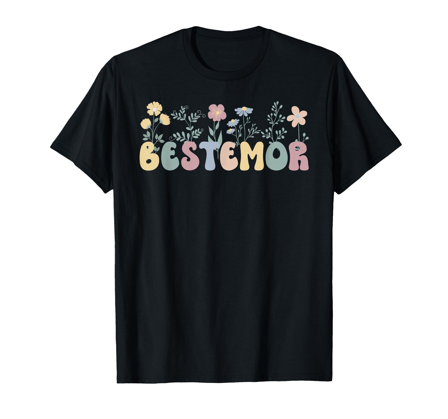Bestemor Flowers Bestemor Grandmother Bestemor Grandma T-Shirt