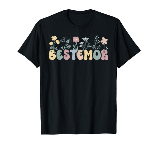 Bestemor Flowers Bestemor Grandmother Bestemor Grandma T-Shirt