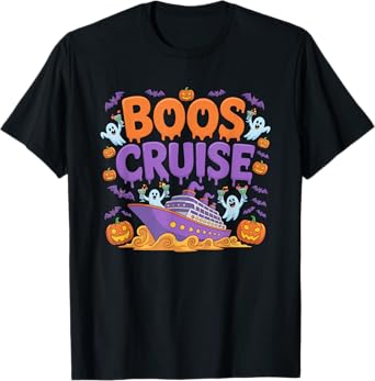 Halloween Party Wine Beer Drinking Boos Cruise T-Shirt