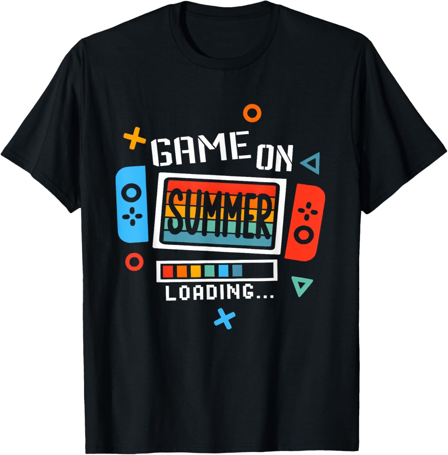 Game On Summer Loading Gamer Last Day School Tee by TeeBrew