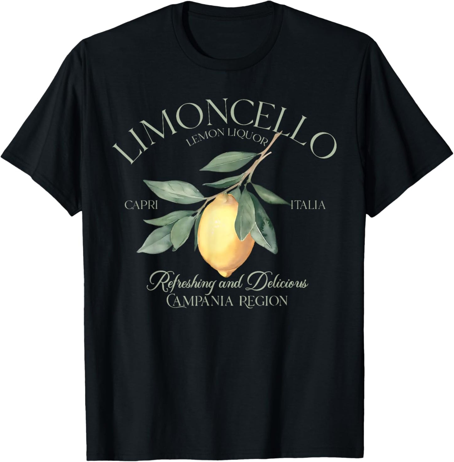 Limoncello Italian Lemon Liquor Coquette Women Italy Gift T-Shirt