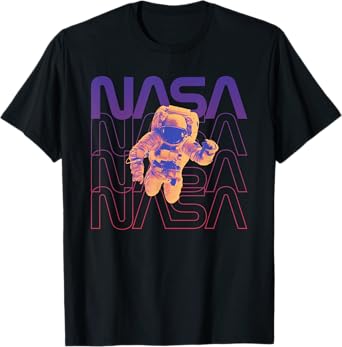 Floating in space NASA tee occupy Mars Astronaut in space T-Shirt