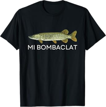 MI Bombaclat Funny Oddly Specific Fish Meme Graphic T-Shirt