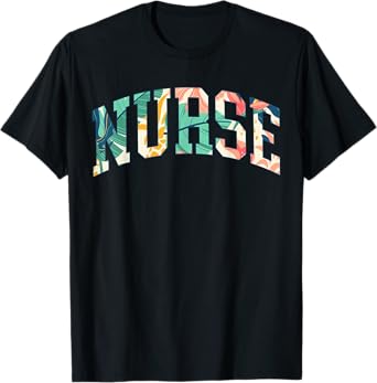 Nurse Tropical Plants Nurse Hawaii Island Vacation Aloha T-Shirt
