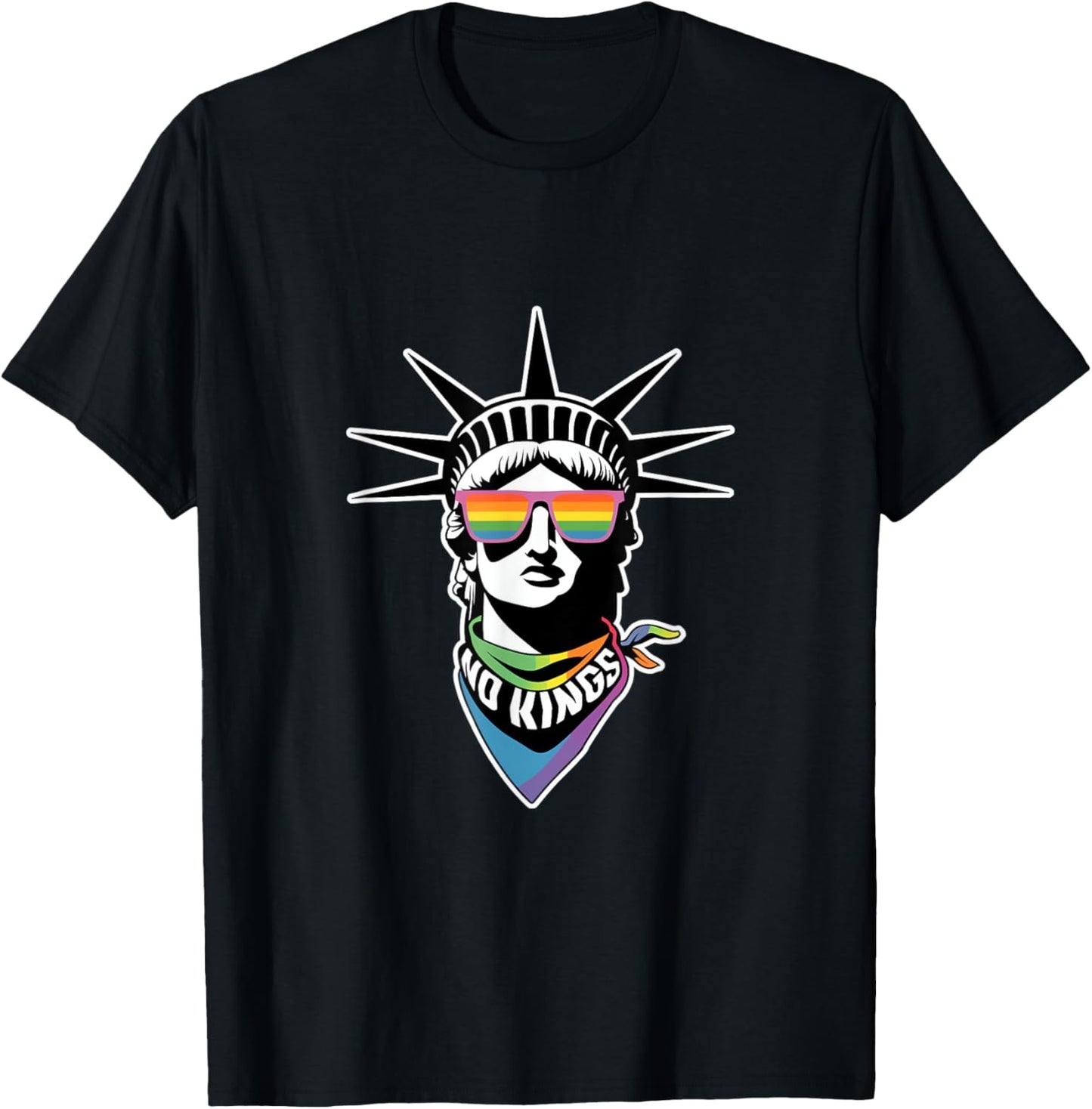 No Kings In America Statue Of Liberty Pride T-shirt
