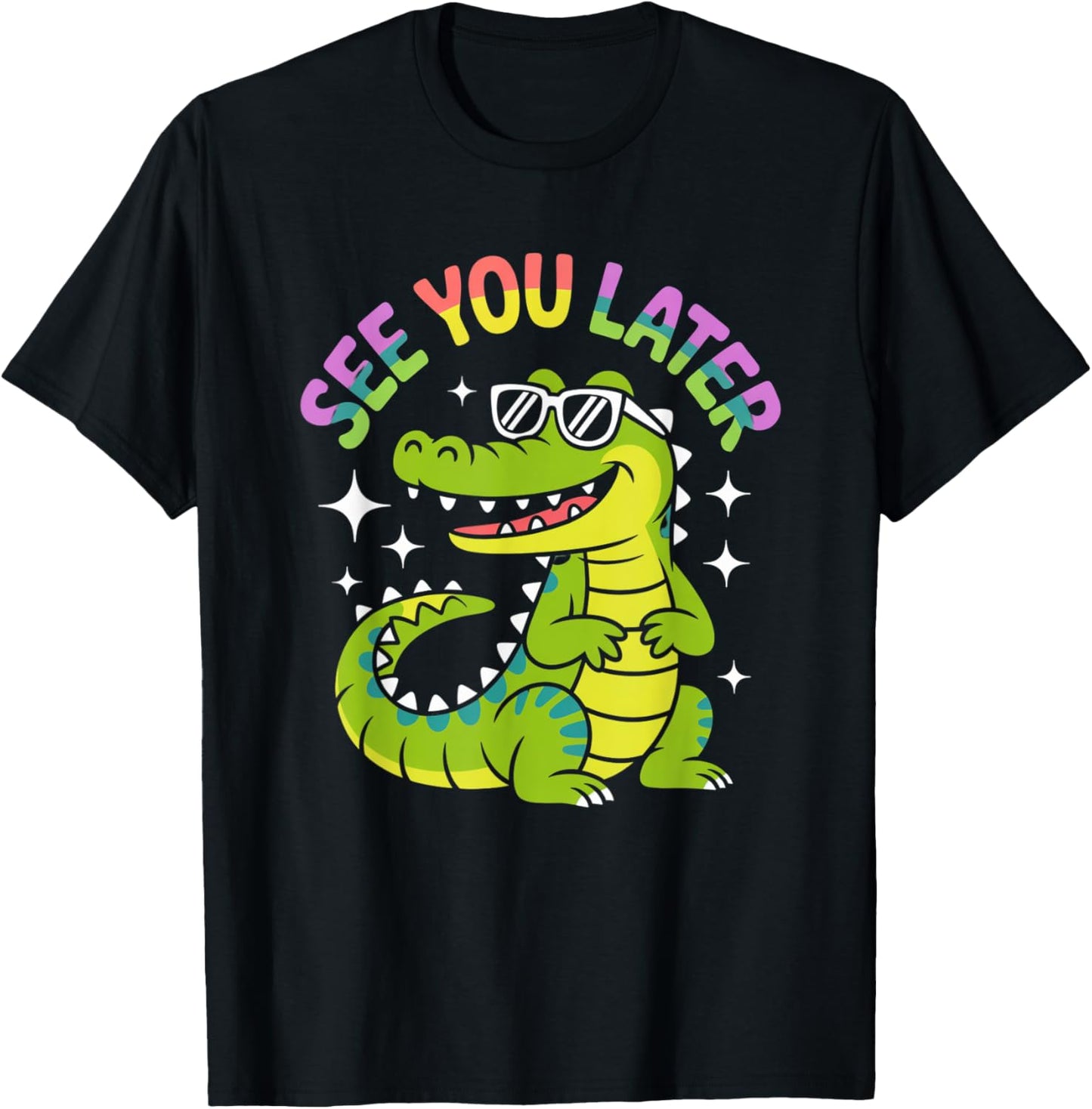See You Later Teacher Summer Alligator Last Day Of School T-Shirt