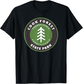 Cook Forest State Park Pennsylvania PA Vacation Souvenir T-Shirt