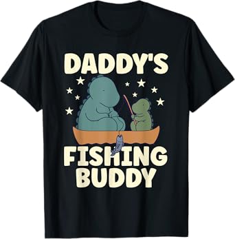 Daddy's Fishing Buddy Apparel for Fisherman Accessories Kids T-Shirt