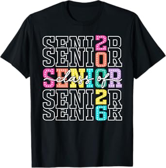 Class of 2026 Senior 2026 Graduation Student Men Women Kids T-Shirt