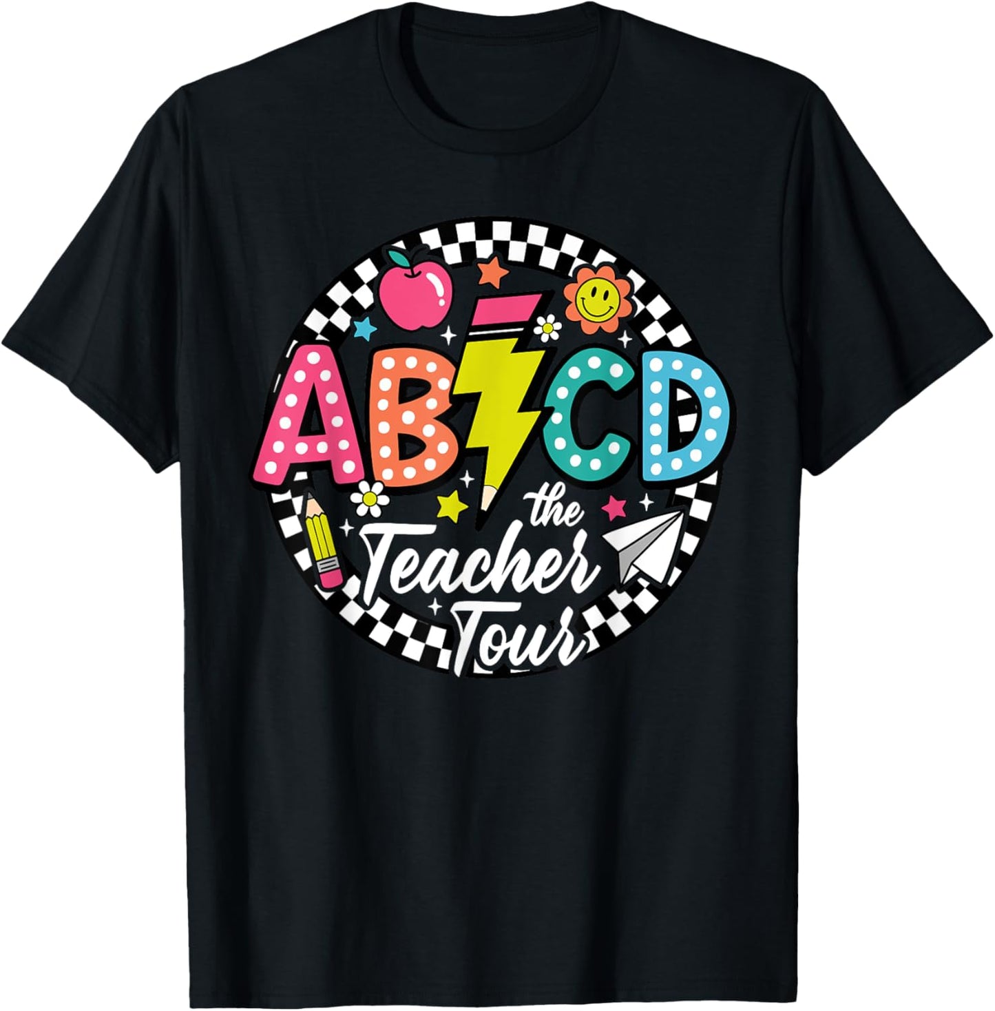 ABCD The Teacher Tour Back To School First Day Tee by TeeBrew