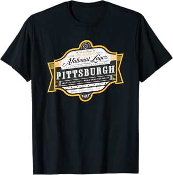 Vintage Pittsburgh Beer Label T-Shirt - Yinzer Pride T-Shirt