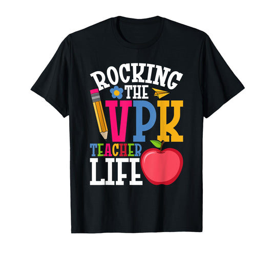 VPK Team Squad Prekindergarten Rocking VPK Teacher T-Shirt