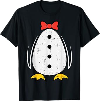 Penguin Costume Halloween Boys Girls Kids Toddler Women Men T-Shirt