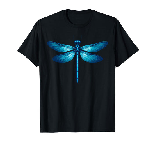 Blue Dragonfly Insect Wildlife Nature Bug Lover Entomologist T-Shirt